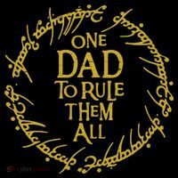 One Dad To Rule Them All Funny Fantasy Nerd Coffee Mug thumb 5
