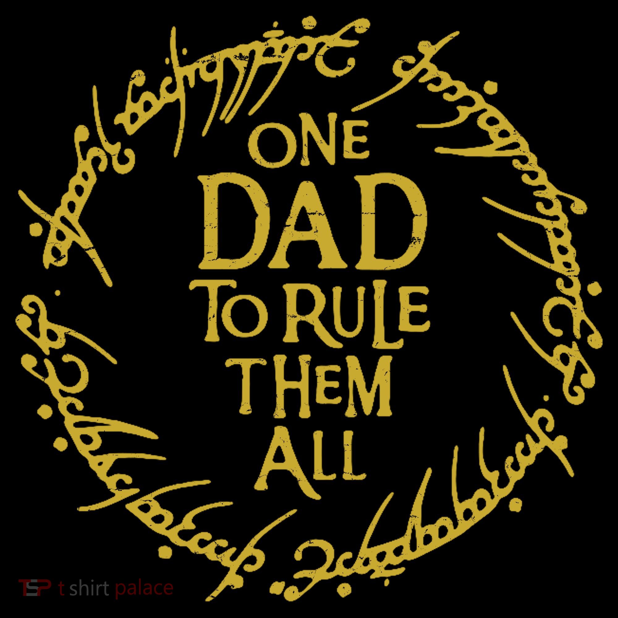 One Dad To Rule Them All Funny Fantasy Nerd Coffee Mug