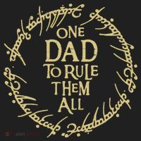 One Dad To Rule Them All Funny Fantasy Nerd Beanie thumb 2