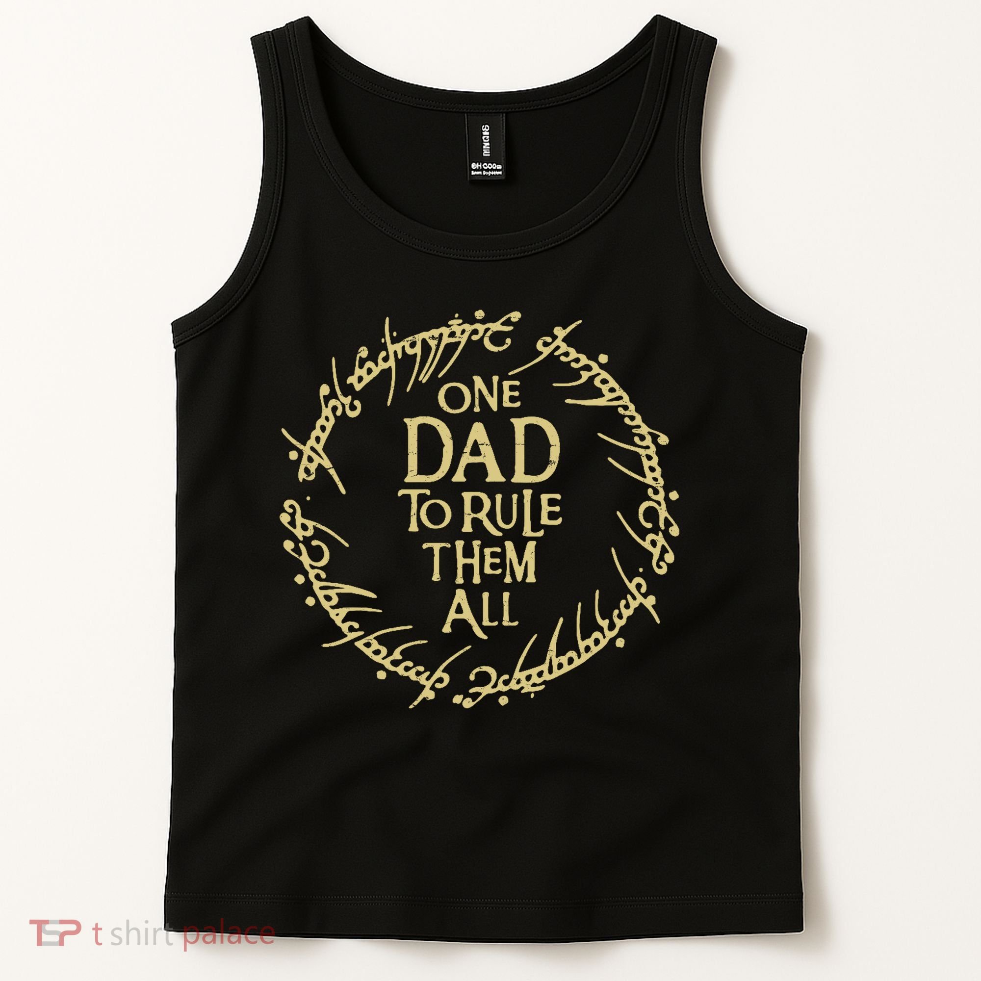 One Dad To Rule Them All Funny Fantasy Nerd Tank Top