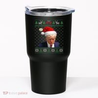 Official Donald Trump Mug Shot Ugly Christmas Tumbler thumb 0