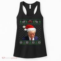 Official Donald Trump Mug Shot Ugly Christmas Women's Tank Top thumb 0