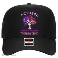 October Domestic Violence & Breast Cancer Awareness Month Hat thumb 0