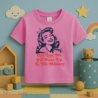 One Day We Will Wake Up To His Obituary Toddler T-Shirt thumb 3