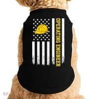 Operating Engineer American Usa Flag Great Gift Doggie Tank thumb 0