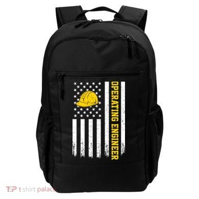 Operating Engineer American Usa Flag Great Gift Backpack