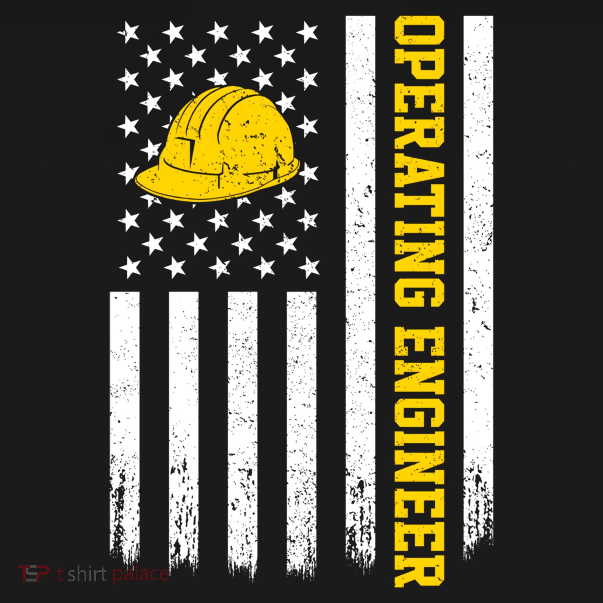 Operating Engineer American Usa Flag Great Gift Bucket Hat