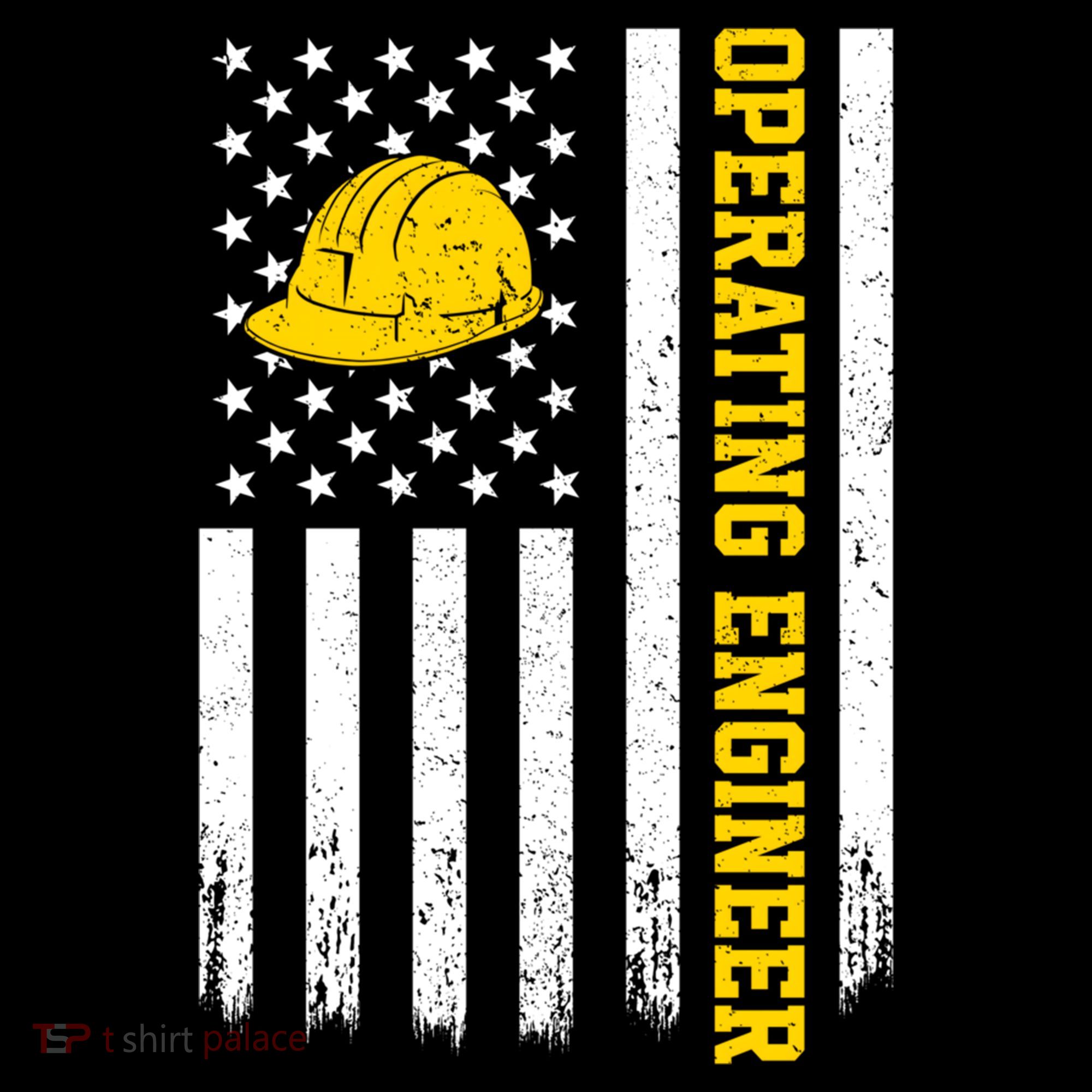 Operating Engineer American Usa Flag Great Gift Women's Hoodie