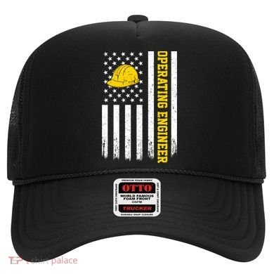 Operating Engineer American Usa Flag Great Gift Hat