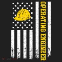 Operating Engineer American Usa Flag Great Gift Hat thumb 2