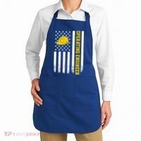 Operating Engineer American Usa Flag Great Gift Apron thumb 2
