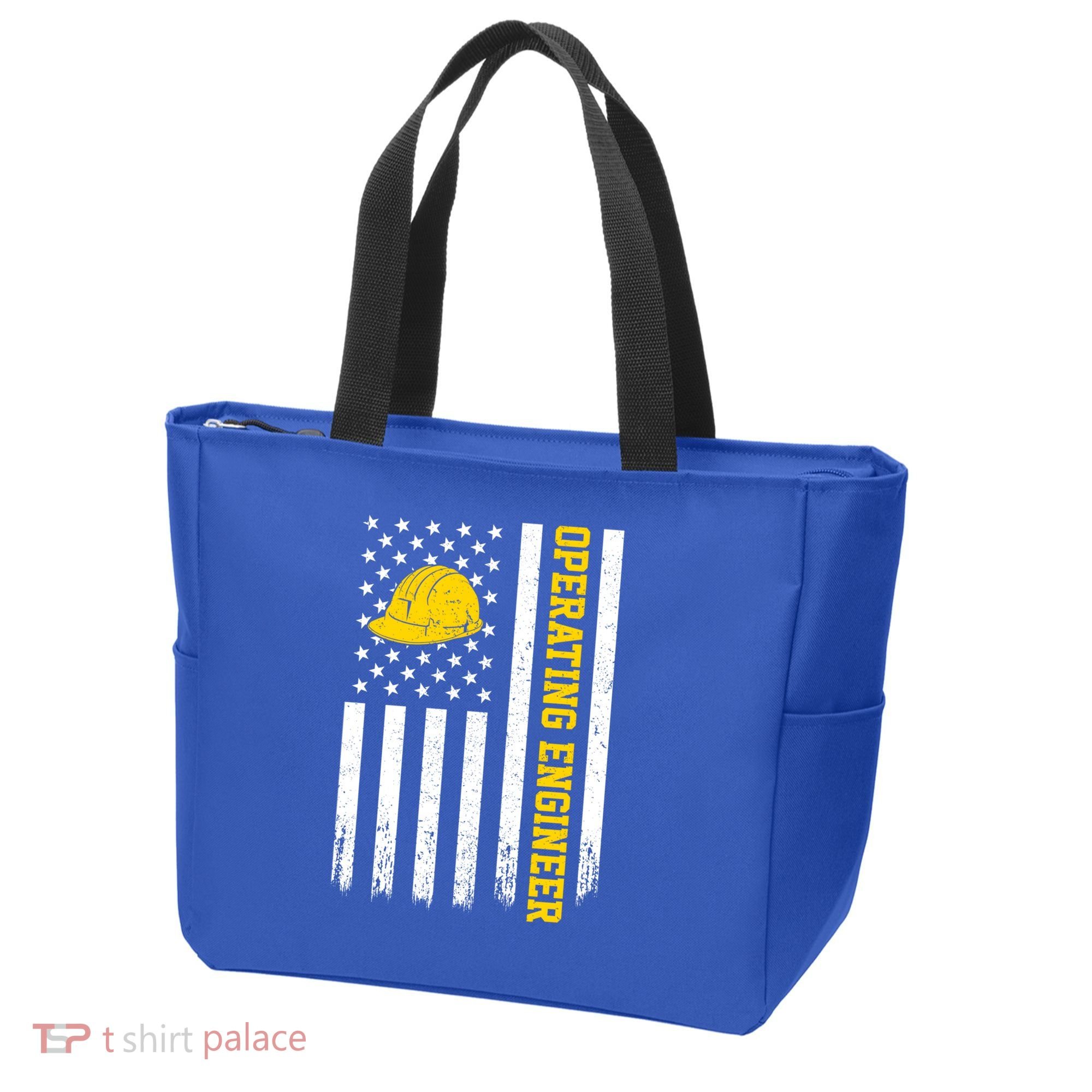 Operating Engineer American Usa Flag Great Gift Tote Bag