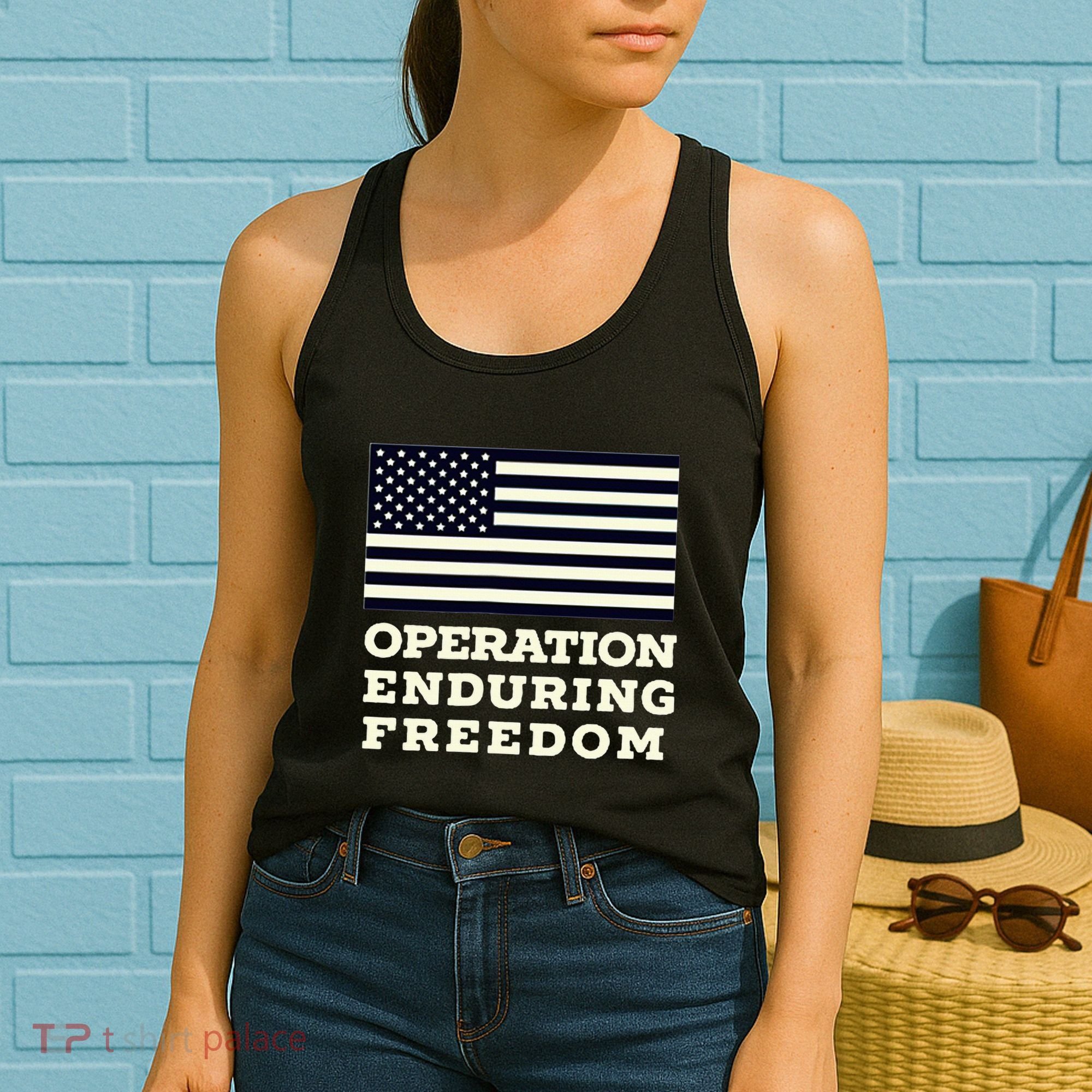 Operation Enduring Freedom Oef Veteran Women's Tank Top