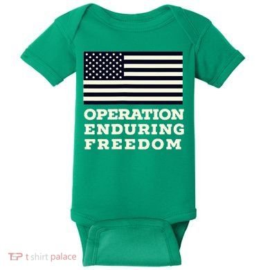 Operation Enduring Freedom Oef Veteran Baby Bodysuit