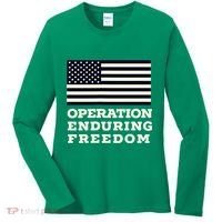 Operation Enduring Freedom Oef Veteran Women's Long Sleeve Shirt thumb 0