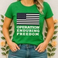 Operation Enduring Freedom Oef Veteran Women's T-Shirt thumb 2