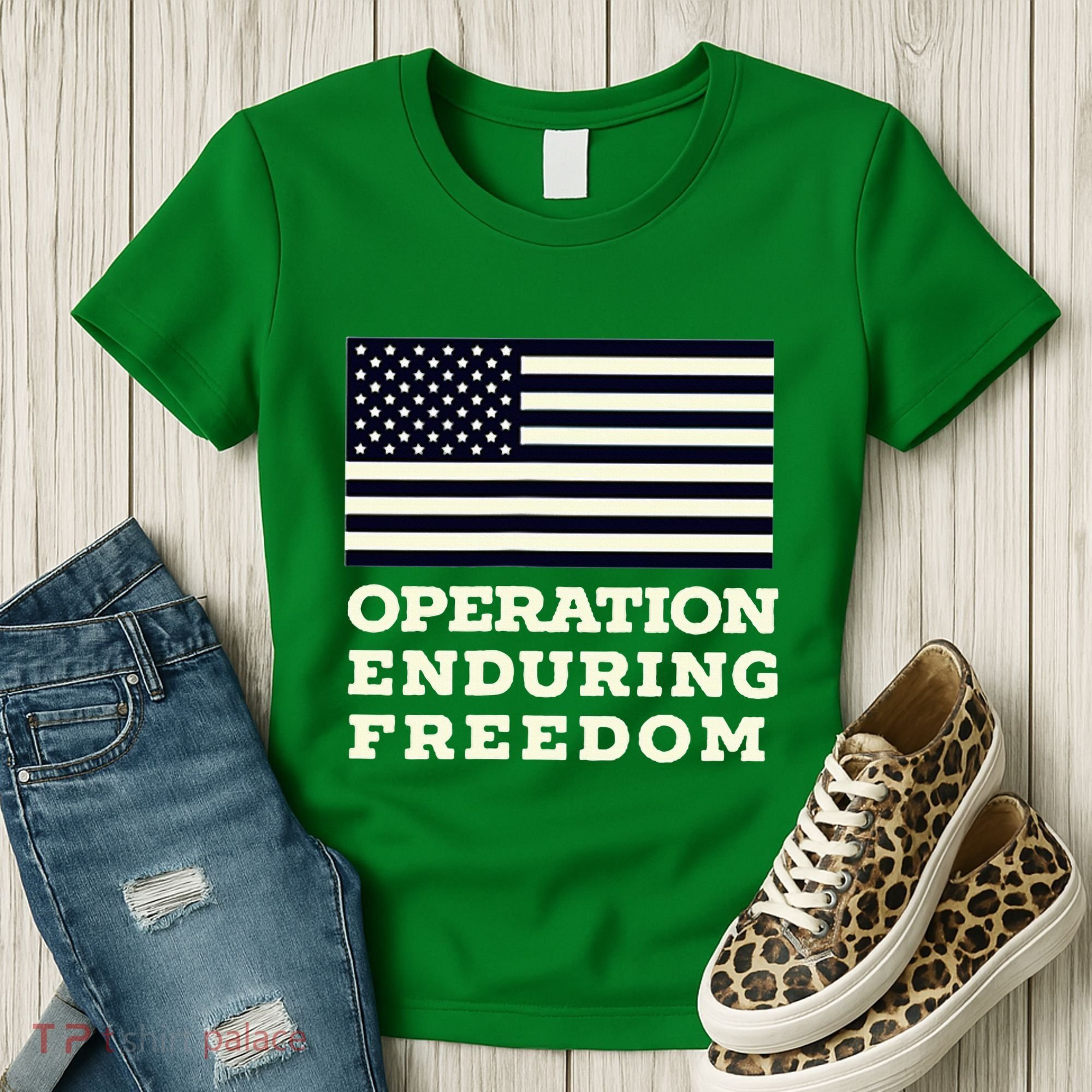 Operation Enduring Freedom Oef Veteran Women's T-Shirt