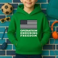 Operation Enduring Freedom Oef Veteran Kids Hoodie thumb 2