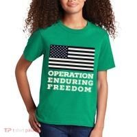 Operation Enduring Freedom Oef Veteran Kids T-Shirt thumb 2