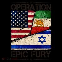 Operation Epic Fury Flag America Iran And Israe Coffee Mug thumb 5