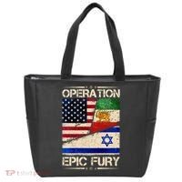 Operation Epic Fury Flag America Iran And Israe Tote Bag thumb 0