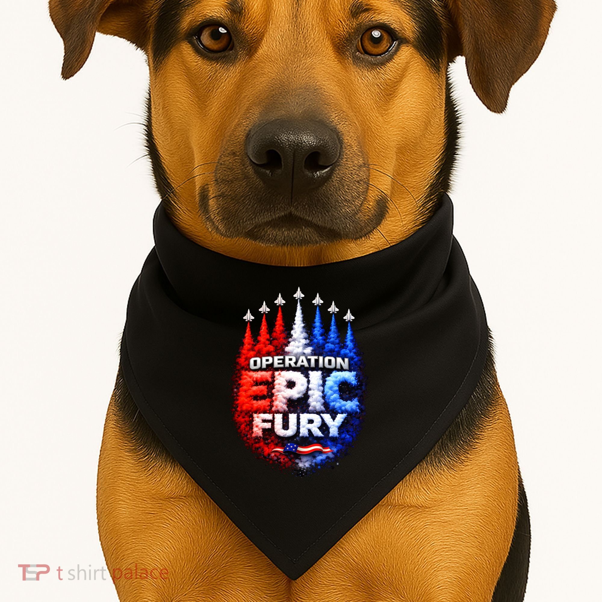 Operation Epic Fury USA-Made Doggie Bandana