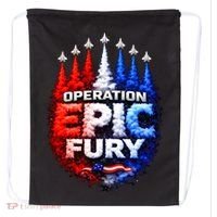 Operation Epic Fury Drawstring Bag thumb 0