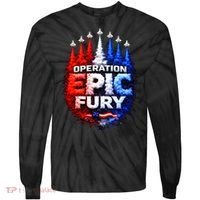Operation Epic Fury Tie-Dye Long Sleeve Shirt thumb 0