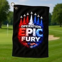 Operation Epic Fury Golf Towel thumb 1