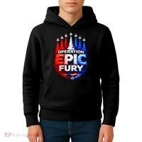 Operation Epic Fury Kids Hoodie thumb 4