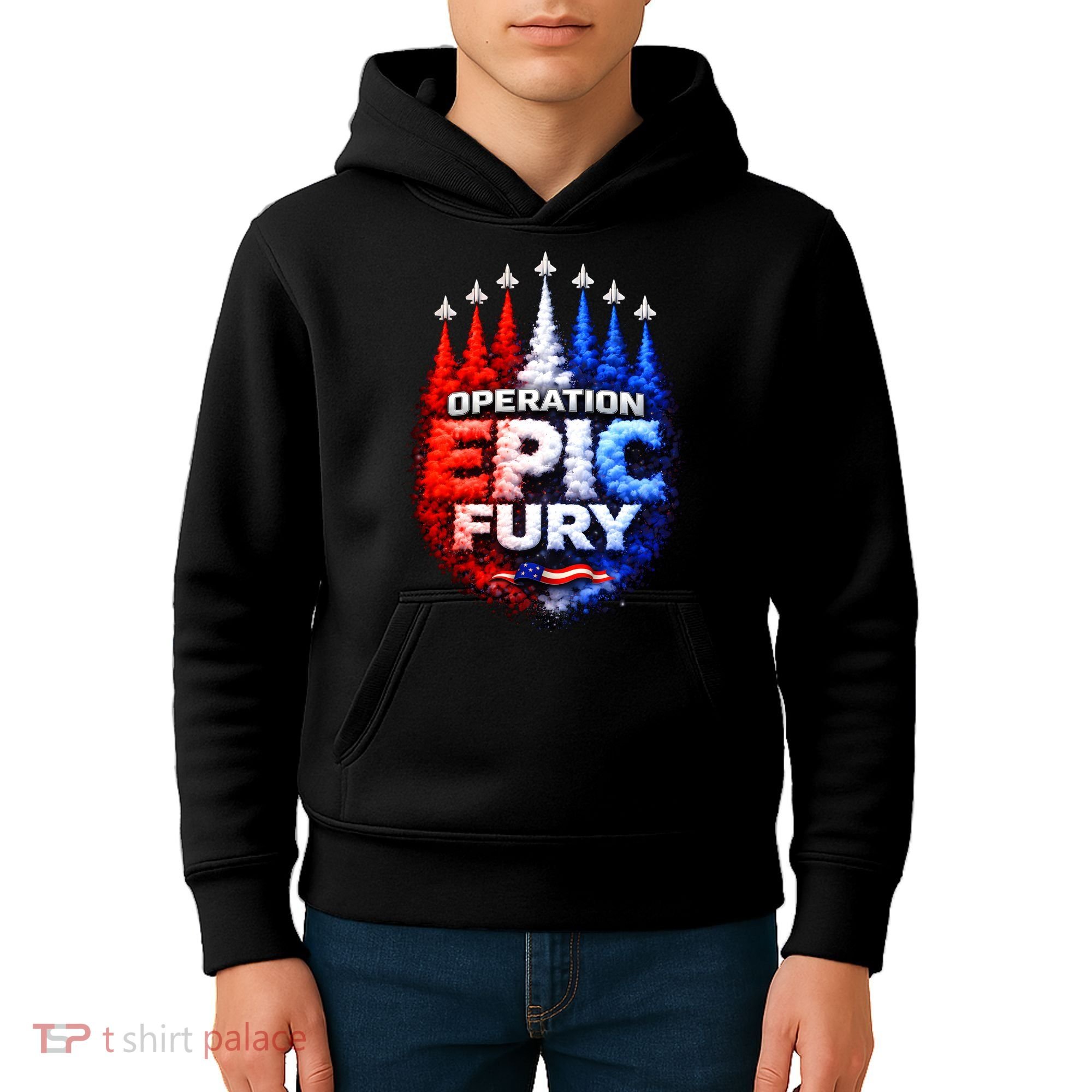 Operation Epic Fury Kids Hoodie