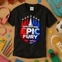Operation Epic Fury Kids T-Shirt thumb 3
