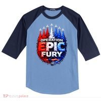 Operation Epic Fury Raglan Baseball Sleeve Shirt thumb 0
