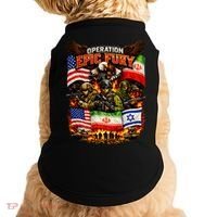 Operation Epic Fury America Iran And Israel Doggie Tank thumb 0
