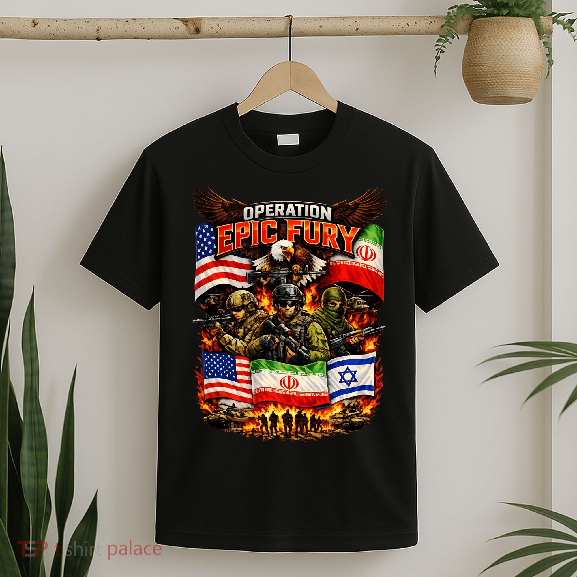 Operation Epic Fury America Iran And Israel T-Shirt