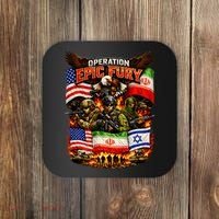 Operation Epic Fury America Iran And Israel Coaster thumb 0