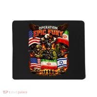 Operation Epic Fury America Iran And Israel Mousepad thumb 0