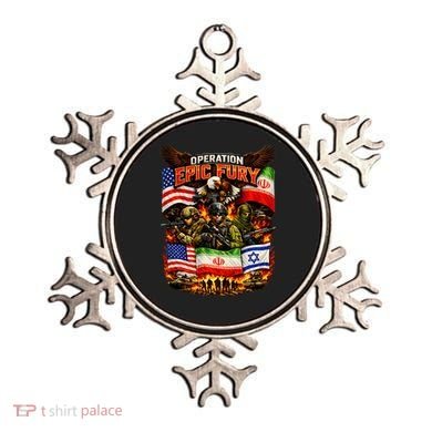 Operation Epic Fury America Iran And Israel Ornament