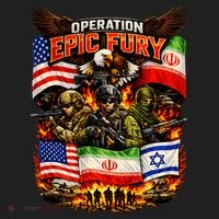 Operation Epic Fury America Iran And Israel Sport-Tek Posi-UV Pro Polo thumb 2