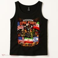 Operation Epic Fury America Iran And Israel Tank Top thumb 2