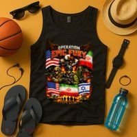 Operation Epic Fury America Iran And Israel Tank Top thumb 4