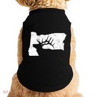 Oregon Elk Hunting Bull Elk State Shape Doggie Tank thumb 0