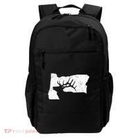 Oregon Elk Hunting Bull Elk State Shape Backpack thumb 0