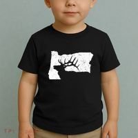 Oregon Elk Hunting Bull Elk State Shape Toddler T-Shirt thumb 2