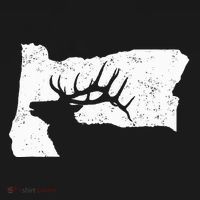 Oregon Elk Hunting Bull Elk State Shape Visor thumb 3