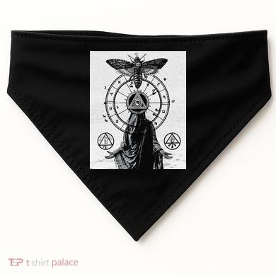 Occult Esoteric Mysticism Gothic Unholy Dark Aesthetic Goth USA-Made Doggie Bandana