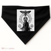 Occult Esoteric Mysticism Gothic Unholy Dark Aesthetic Goth USA-Made Doggie Bandana thumb 0