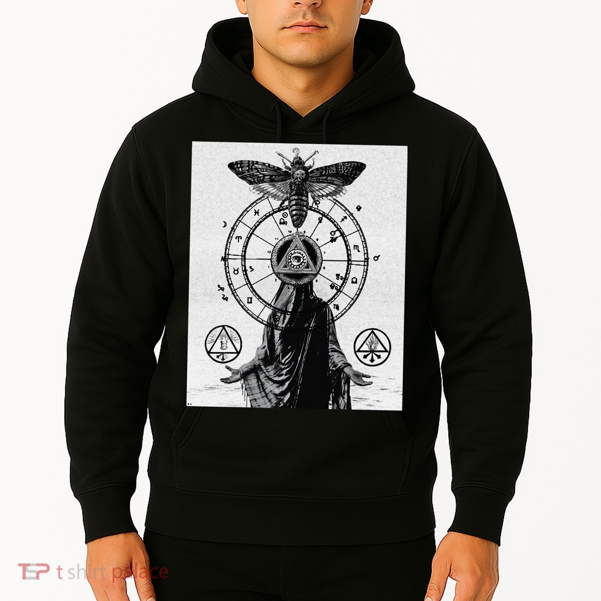 Occult Esoteric Mysticism Gothic Unholy Dark Aesthetic Goth Hoodie