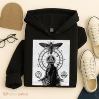 Occult Esoteric Mysticism Gothic Unholy Dark Aesthetic Goth Hoodie thumb 4