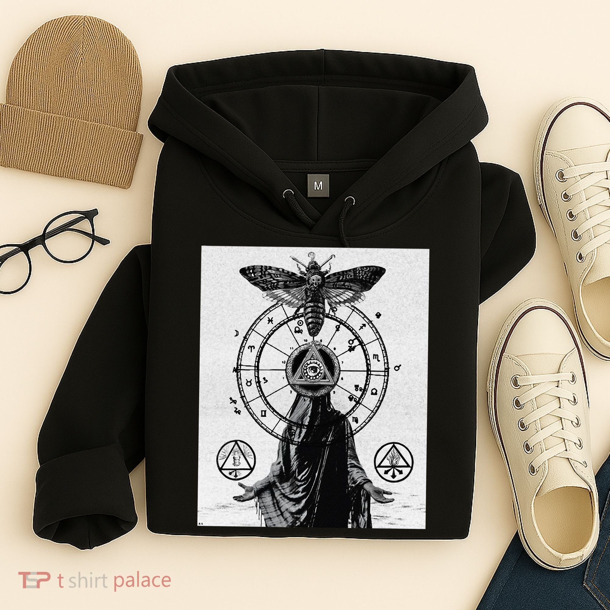 Occult Esoteric Mysticism Gothic Unholy Dark Aesthetic Goth Hoodie